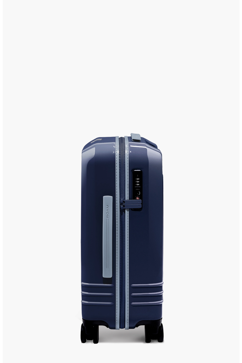 Carry-On Luggage, Alternate, color, Navy Gloss / Slate Trim