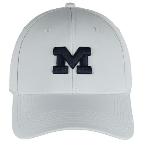 Men's Ahead  Stone Michigan Wolverines Stratus AeroSphere Adjustable Hat