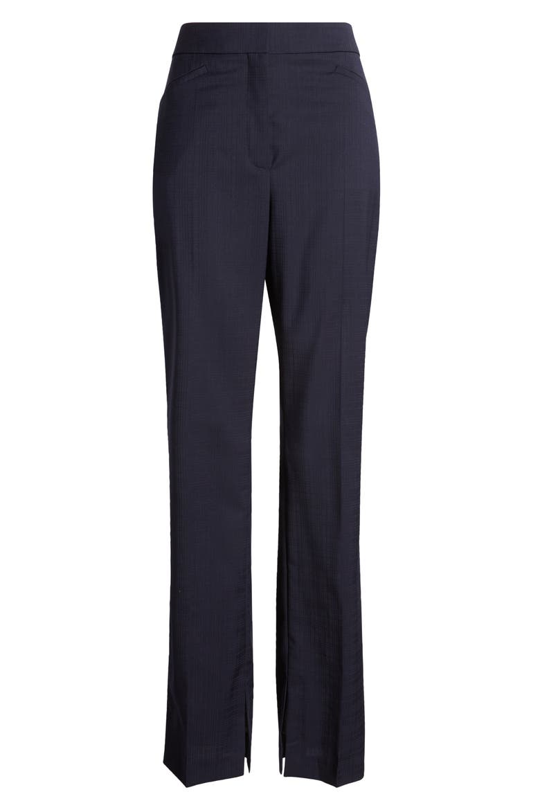 Teana Straight Leg Wool Pants, Alternate, color, SKY CAPTAIN