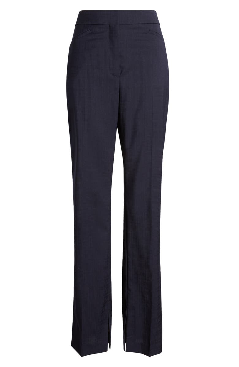 BOSS Teana Straight Leg Wool Pants, Alternate, color, Sky Captain