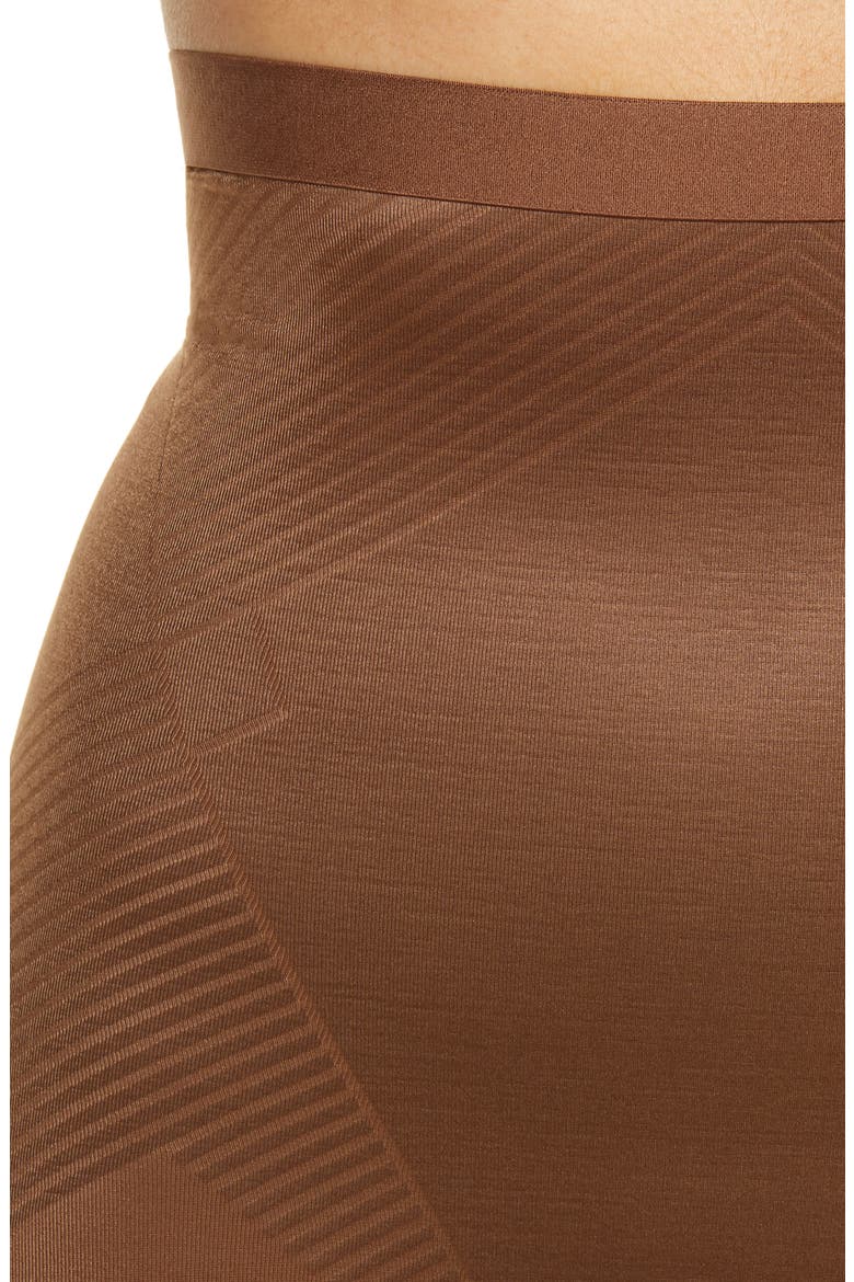 Thinstincts® 2.0 High Waist Mid Thigh Shorts, Alternate, color, CHESTNUT BROWN