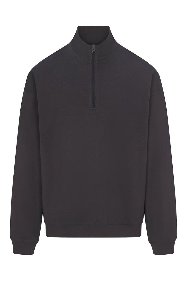 Jersey Lounge Quarter Zip Pullover, Alternate, color, ASH