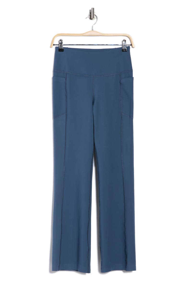 Revive Flare Leggings, Alternate, color, SPACE BLUE