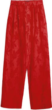 Desigual Floral Print Wide Leg Pants