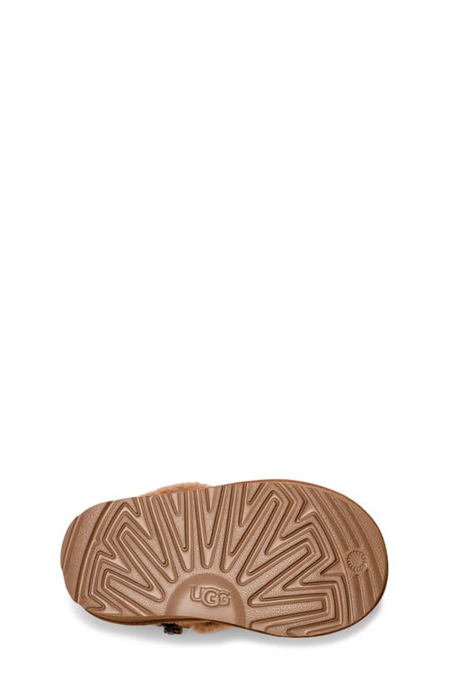 Ugg(r) Kids' Classic Ultra Mini Curly Shearling Boot In Brown