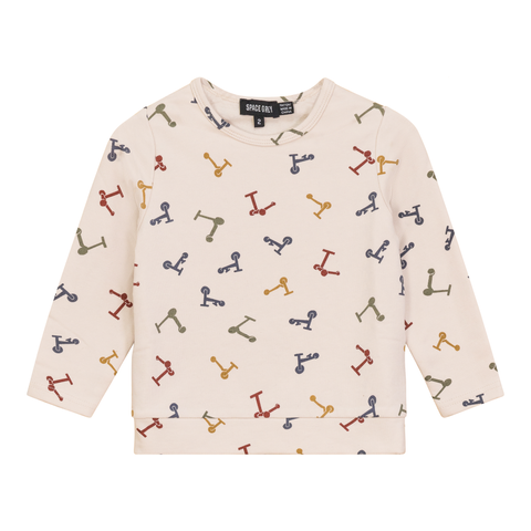 Scooter and Tulipe Printed Sweater (Toddler, Little Kid & Big Kid)