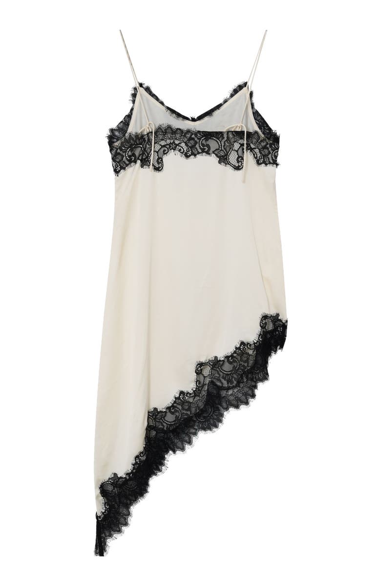 DAY Birger et Mikkelsen Lara Lace Trim Asymmetrical Slip Dress, Alternate, color, Vanilla Ice