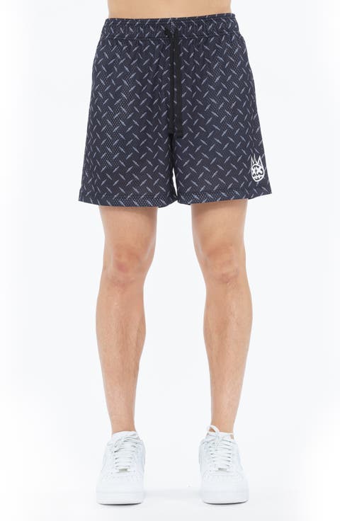 Print Mesh Shorts