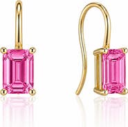 House of Frosted 14K YG PLATED LAB PS ERS