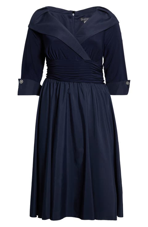 Rhinestone Cuff Cocktail Dress