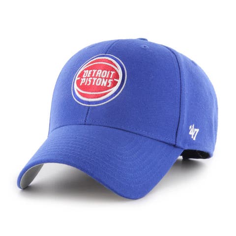 Men's '47  Blue Detroit Pistons MVP Clean Up Adjustable Hat