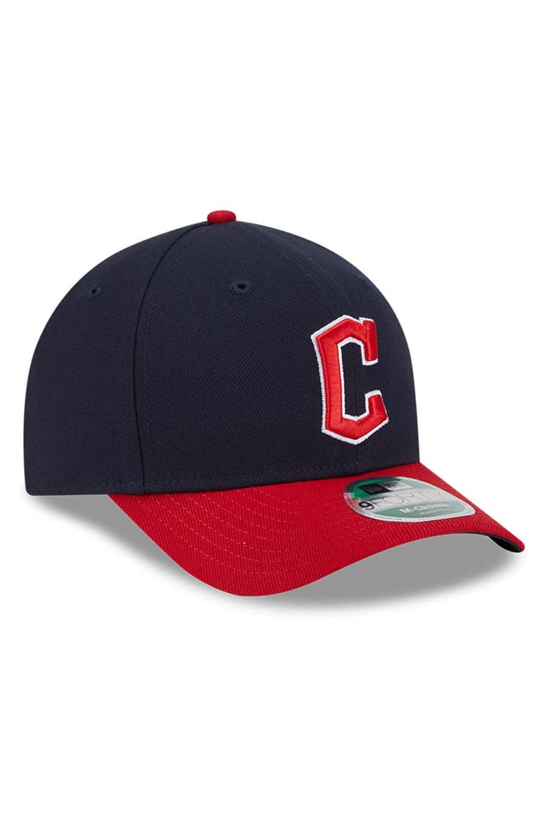 Men's New Era  Navy Cleveland Guardians Player Replica 9FORTY Adjustable Hat, Alternate, color, Navy