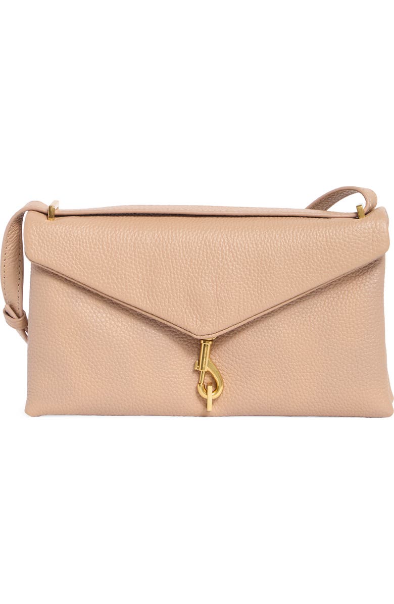 Rebecca Minkoff Megan Leather East/West Crossbody Bag, Main, color, Blushing