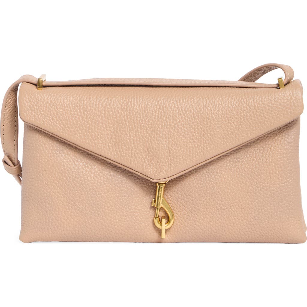 Rebecca Minkoff Megan Leather East/west Crossbody Bag In Pink
