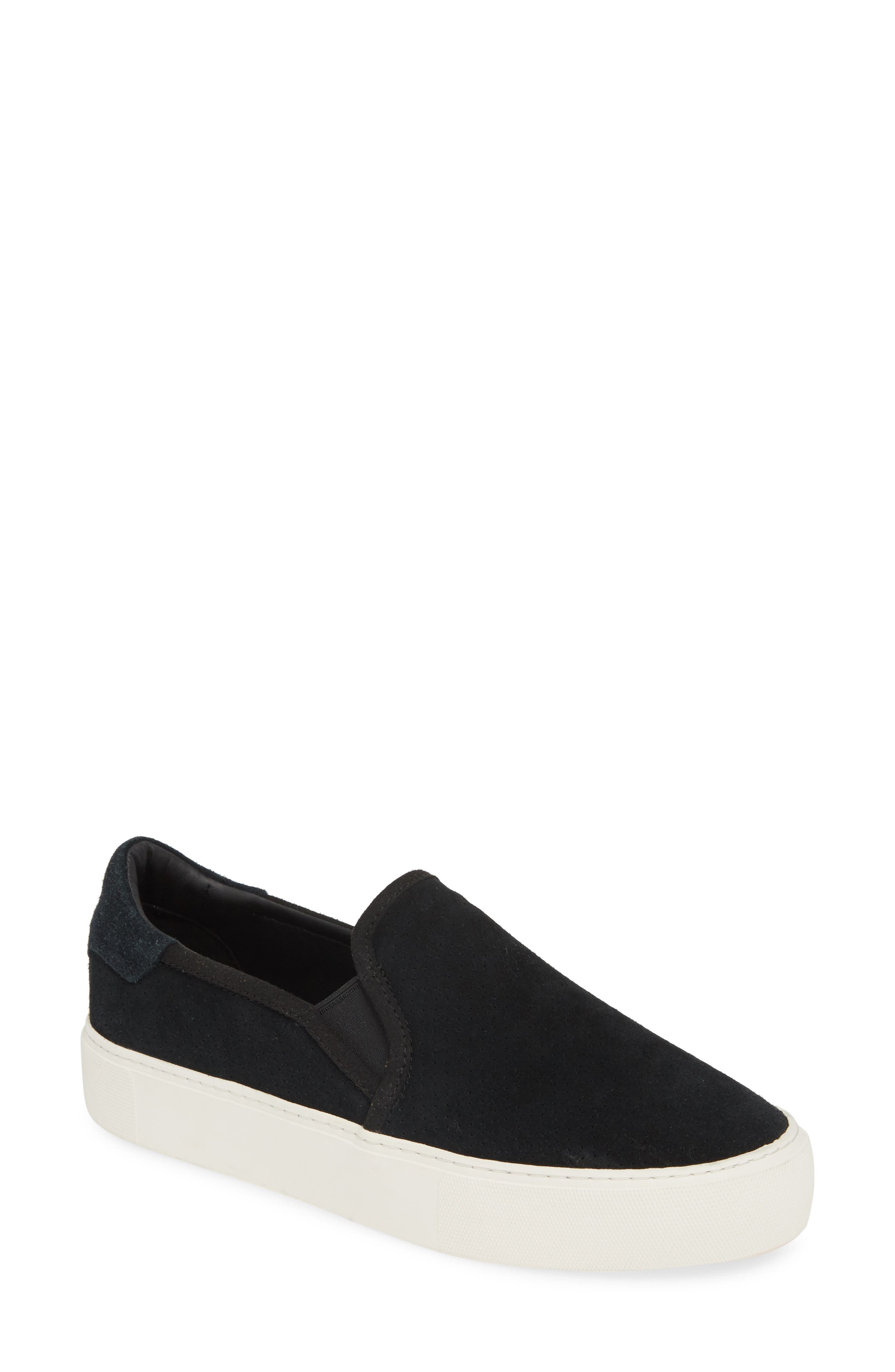 UGG<sup>®</sup> Abies Perforated Slip-On Platform Sneaker, Main, color, 
