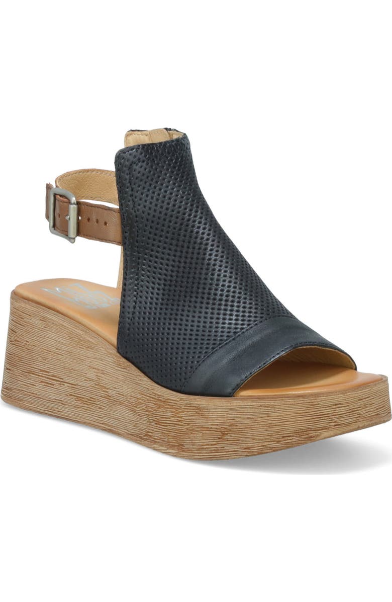 Miz Mooz Giselle Platform Wedge Sandal, Main, color,