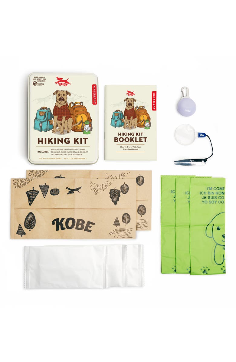 Kikkerland Design Kobe Hiking Dog Kit, Alternate, color, Brown