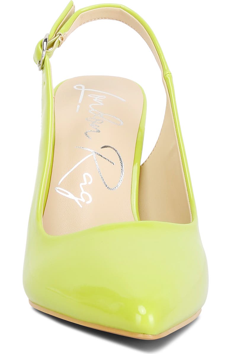LONDON RAG Dalaney Slingback Pump, Alternate, color, Lime