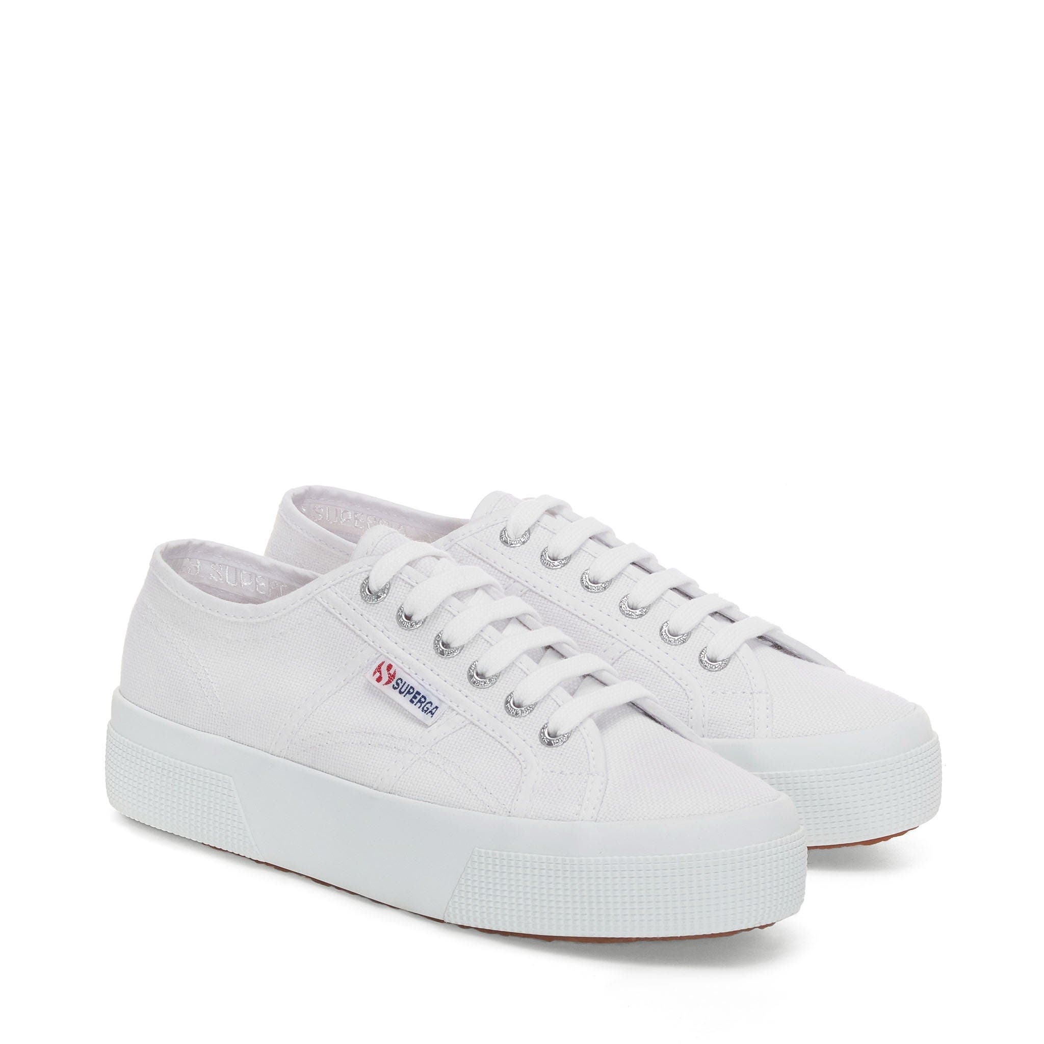 Superga 2740 Platform Sneakers, Alternate, color, White