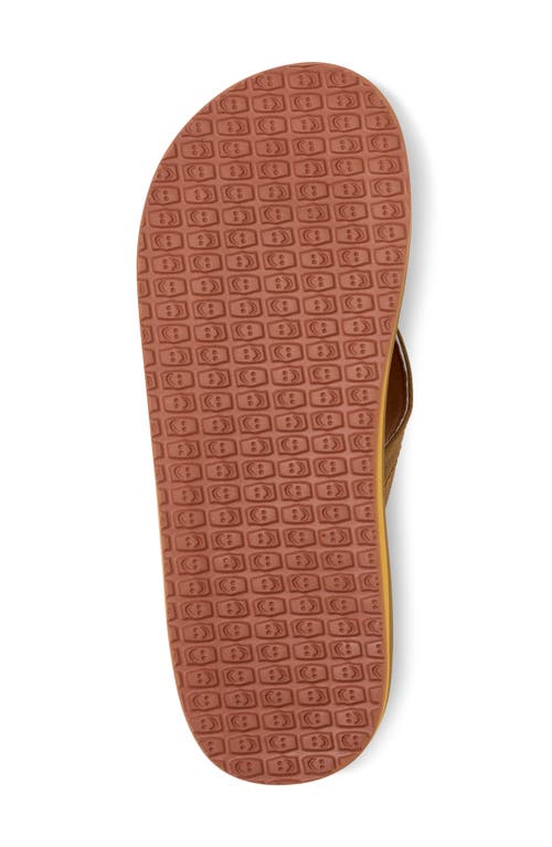 Sanuk Sawyer Flip Flop In Brown