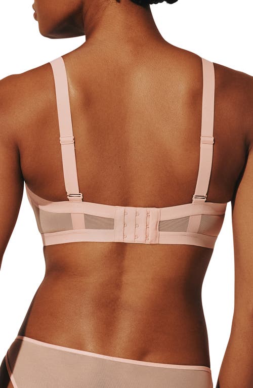 Thirdlove Bare Wireless Mesh Spacer Bra In Pink