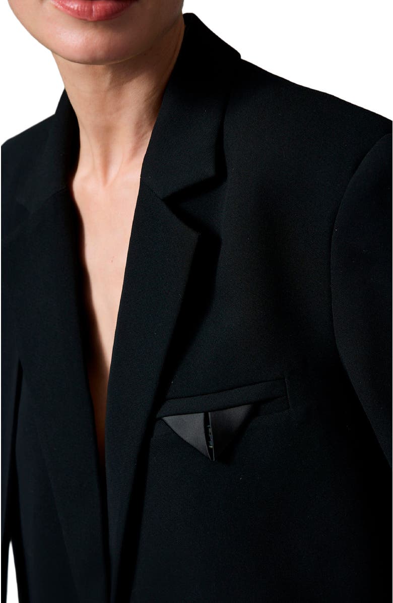 DAY Birger et Mikkelsen Edie Cropped Gabardine Blazer, Alternate, color, Black