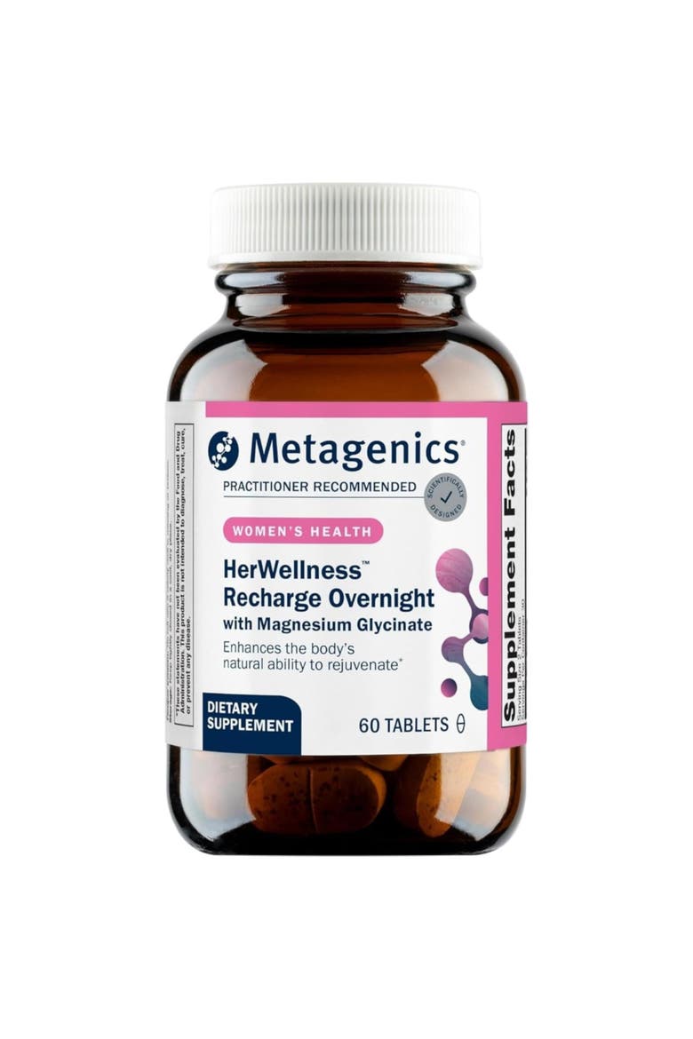 HerWellness Recharge Overnight Sleep Support Supplement Tablets 60 Tablets, Main, color, None