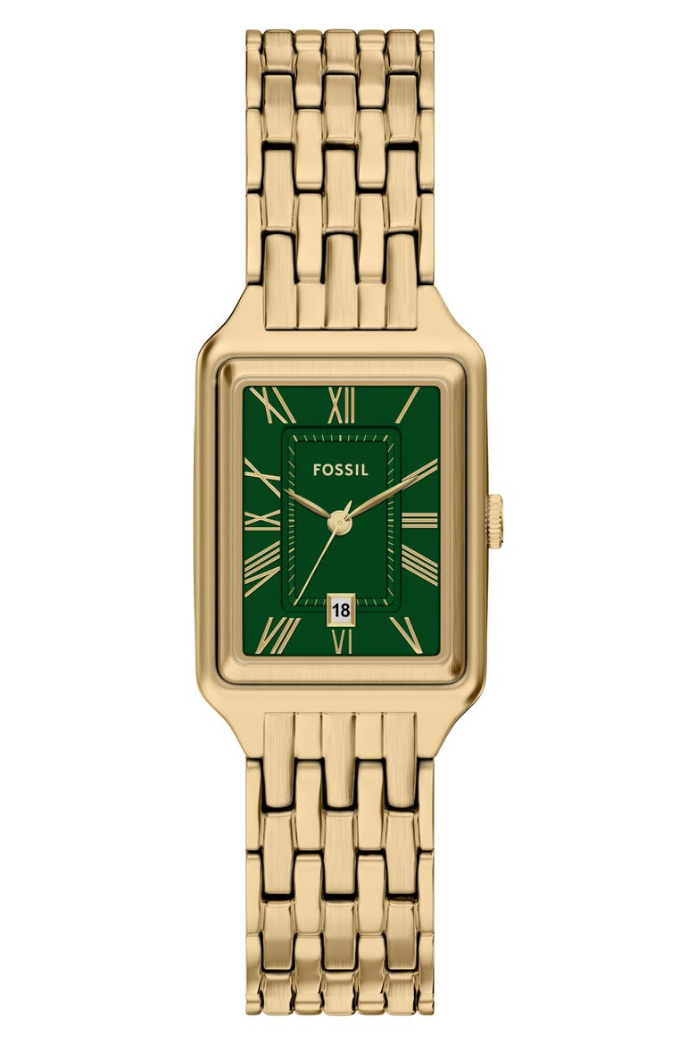 Raquel Bracelet Watch, 23mm x 38mm, Main, color, GOLD