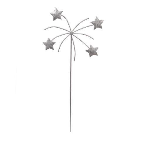 Metal Star Pick Silver for Spring Home Decor