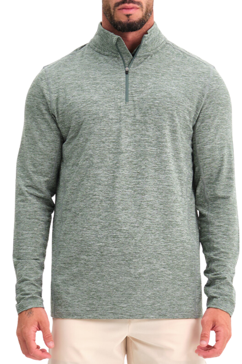 Purus Lightweight Quarter-Zip Midlayer, Main, color, Dark Forest