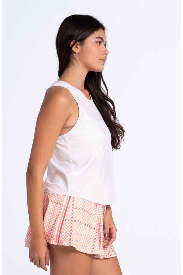 Womens' Court Drip Tank, Alternate, color, White
