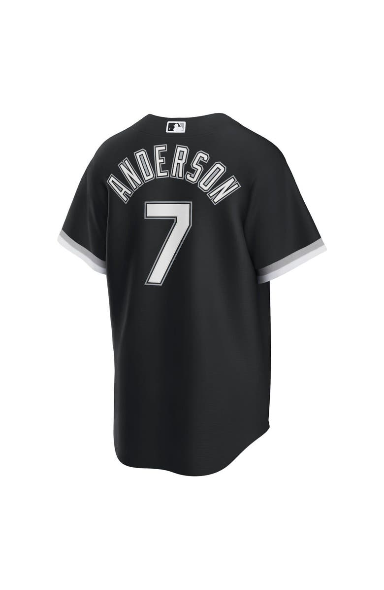 Nike Men's Nike Tim Anderson Black Chicago White Sox Alternate Replica Player Jersey, Alternate, color, 