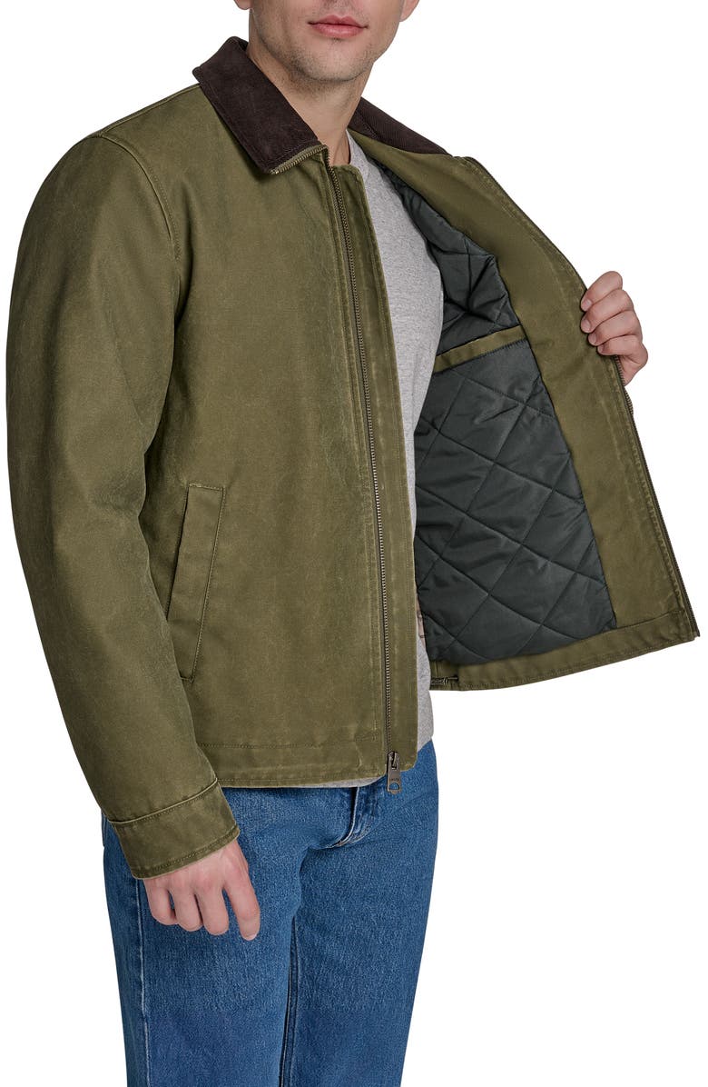 Levi's Zip Front Barn Jacket, Alternate, color, Light Olive