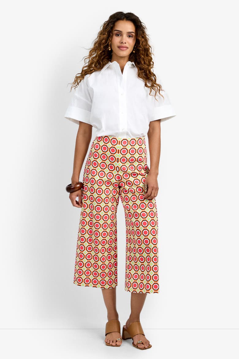 Diona Crop Pant Salerno, Alternate, color, Salerno