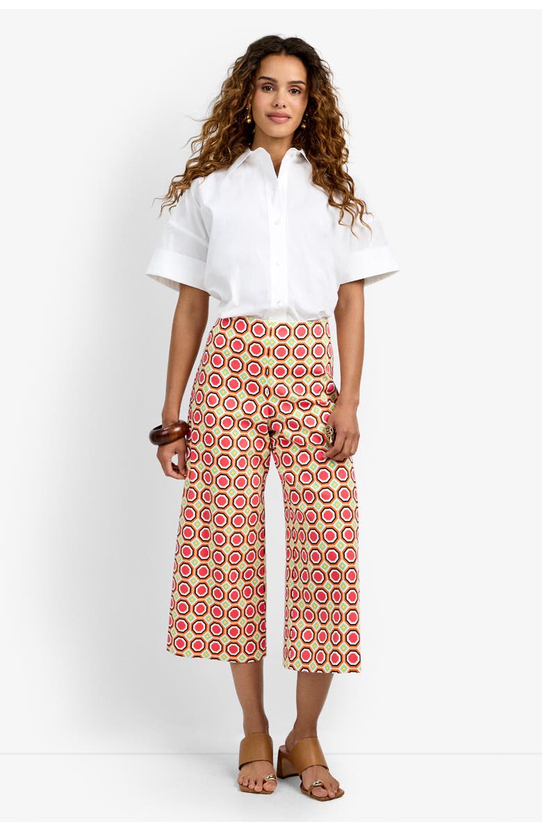Trina Turk Diona Crop Pant Salerno, Alternate, color, Salerno