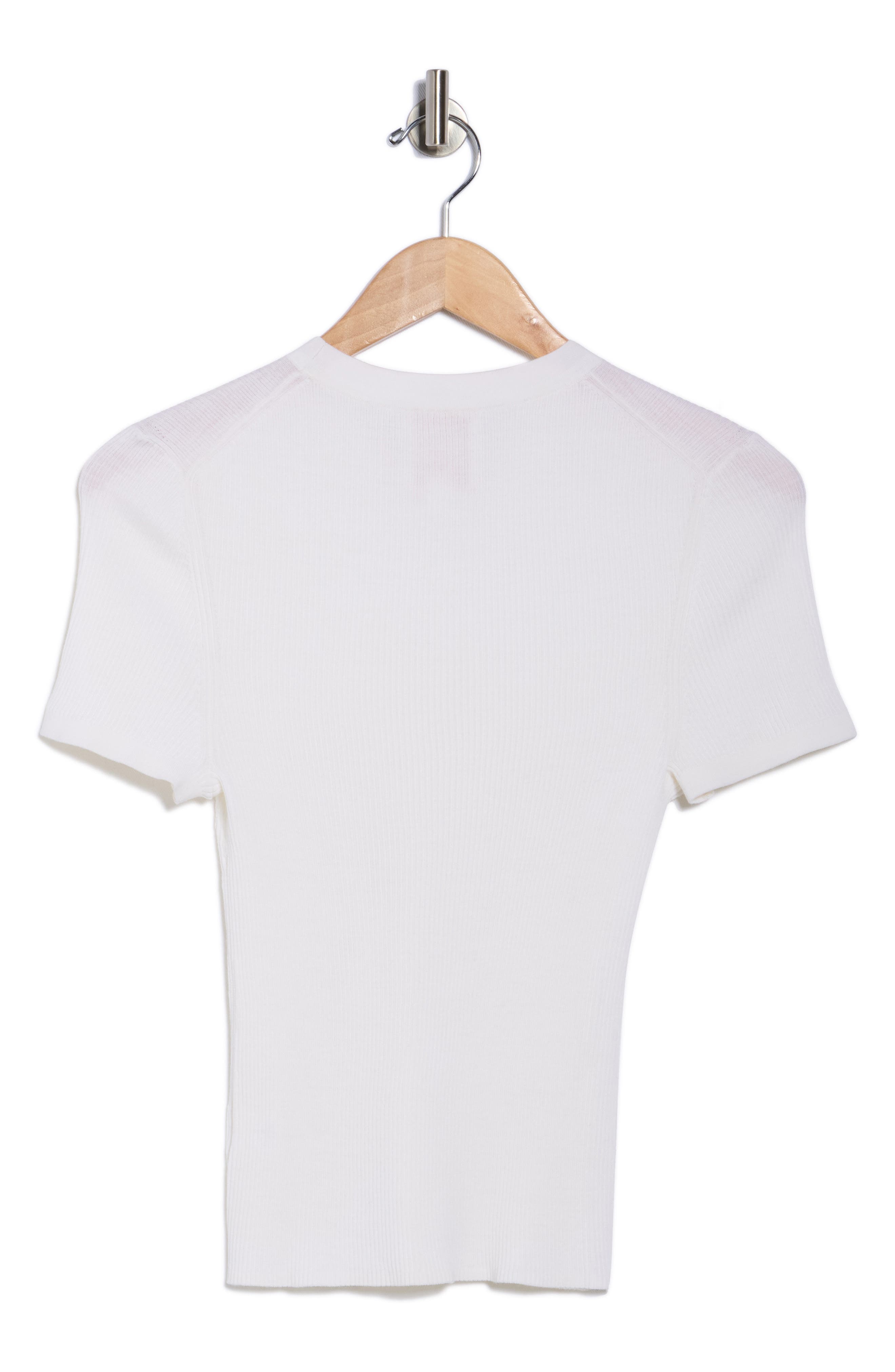 Tease Short Sleeve Wool Sweater - image 2