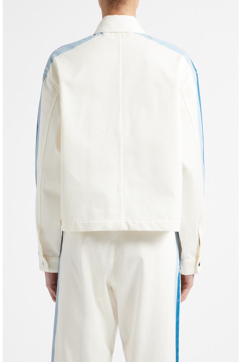Water Repellent Cotton Gabardine Shirt Jacket, Alternate, color, 00W01 LILY WHITE