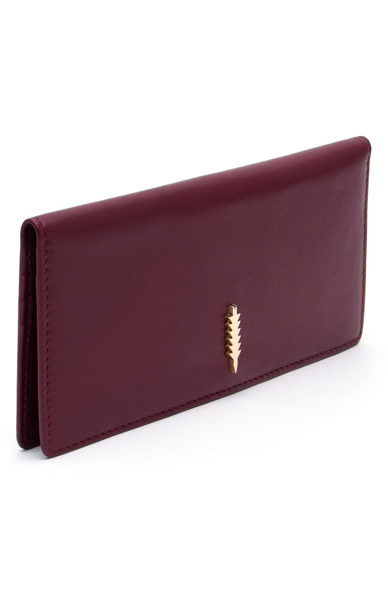 Thacker Anna Long Wallet, Alternate, color, Bordeaux
