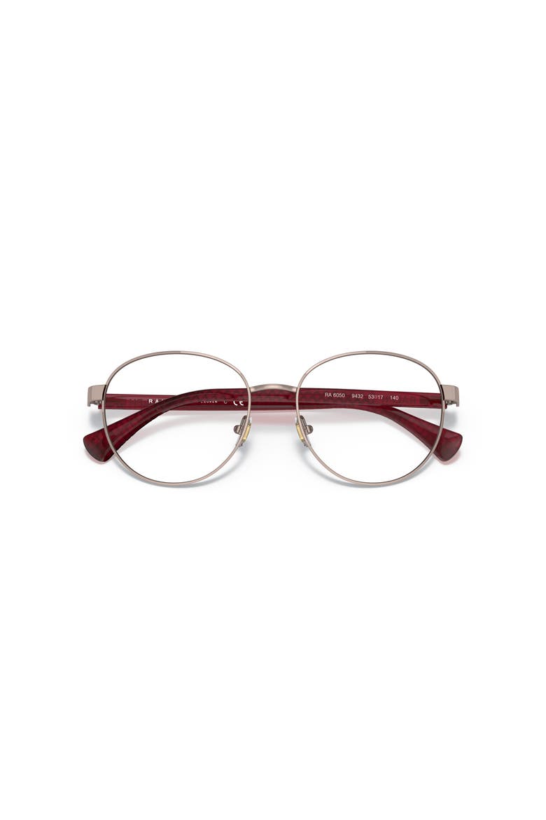 53mm Round optical glasses, Alternate, color, Brown