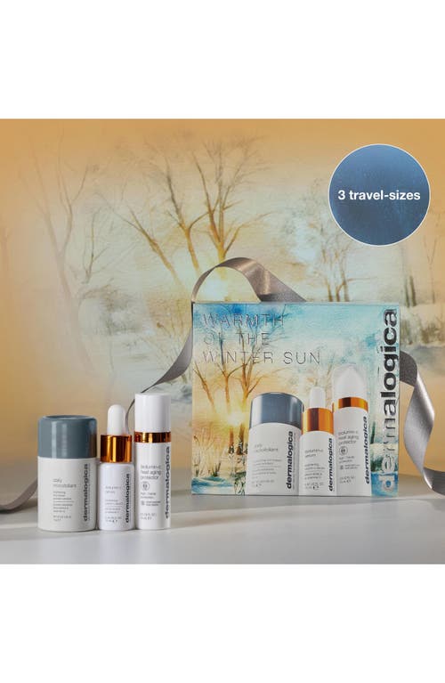 Dermalogica ® Warmth Of The Winter Sun Set $87 Value In Transparent