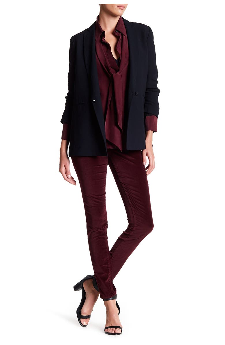 JAG Nora Stretch Velvet Skinny Pants, Alternate, color,