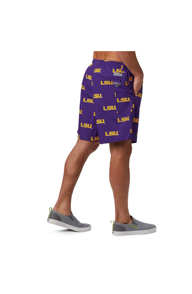 Columbia Men's Columbia Purple LSU Tigers Backcast III Printed Short, Alternate, color, Purple
