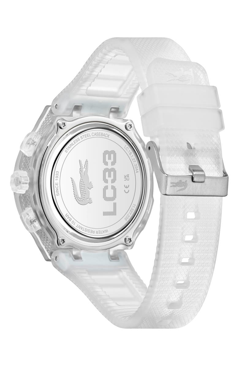 Lacoste LC33 Silicone Strap Watch, 44mm, Alternate, color,