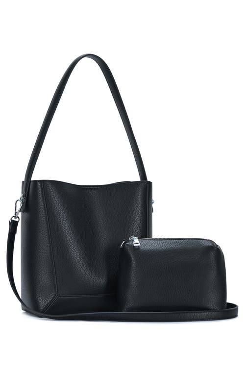 Antik Kraft Crossbody Bucket Bag In Black