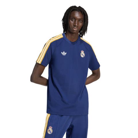 Men's adidas Originals  Navy Real Madrid Culturewear T-Shirt