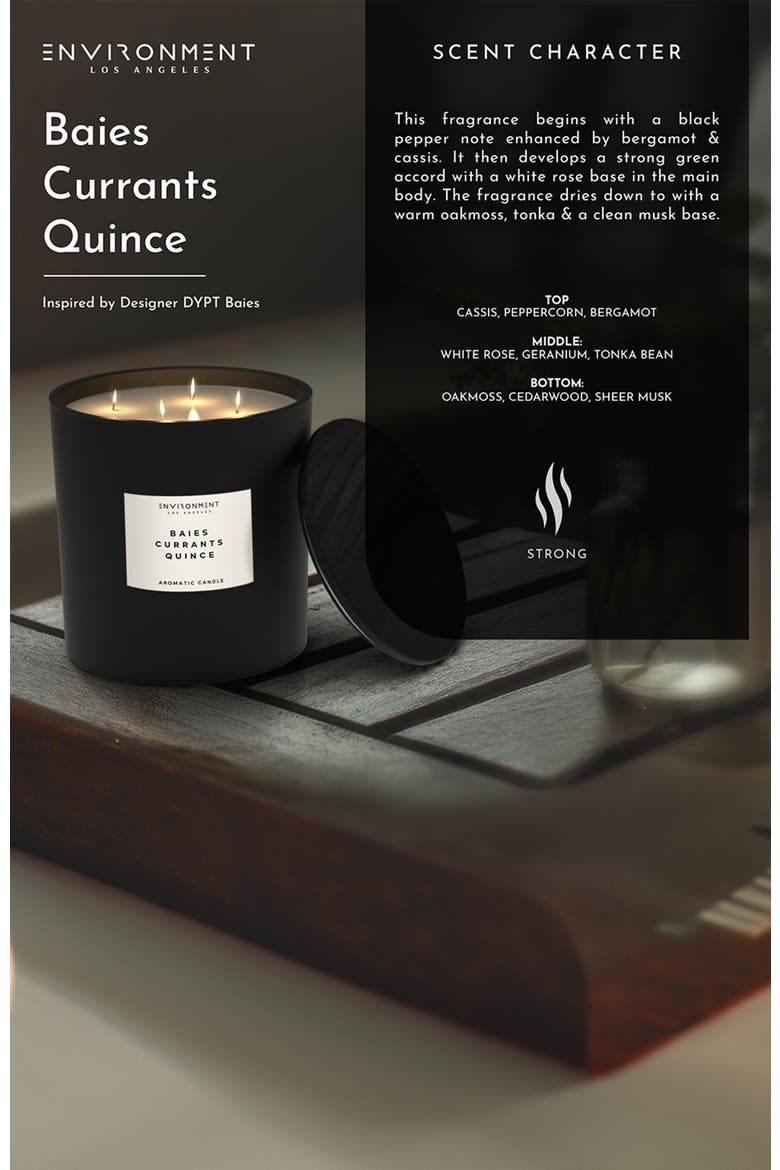 Inspired by Designer Perfume Candle, Alternate, color, Inspired by Diptyque Baies