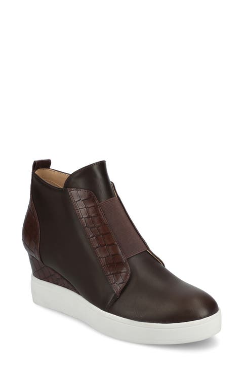 JOURNEE Clara Wedge Sneaker (Women)