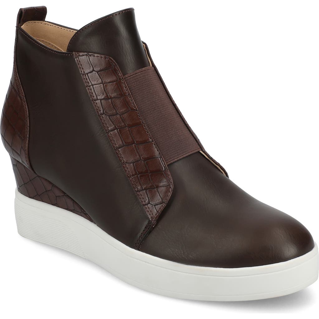 JOURNEE COLLECTION JOURNEE COLLECTION JOURNEE CLARA WEDGE SNEAKER