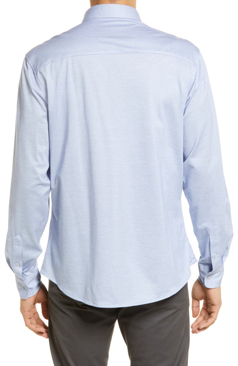 David Donahue Trim Fit Dress Shirt, Alternate, color,