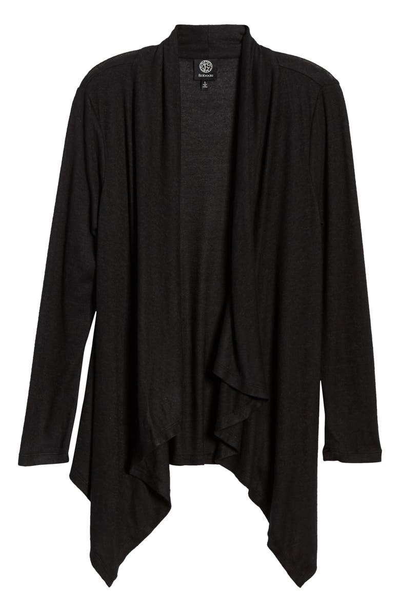 Bobeau Amie Waterfall Knit Cardigan, Alternate, color,